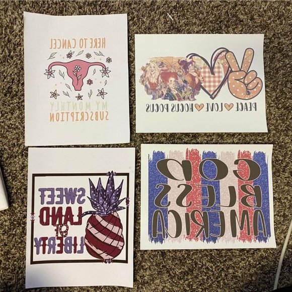 Sublimation Prints for Shirts, Sweaters, Pillows, and More - Picture 7 of 7